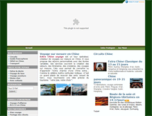 Tablet Screenshot of extravoyagechine.com
